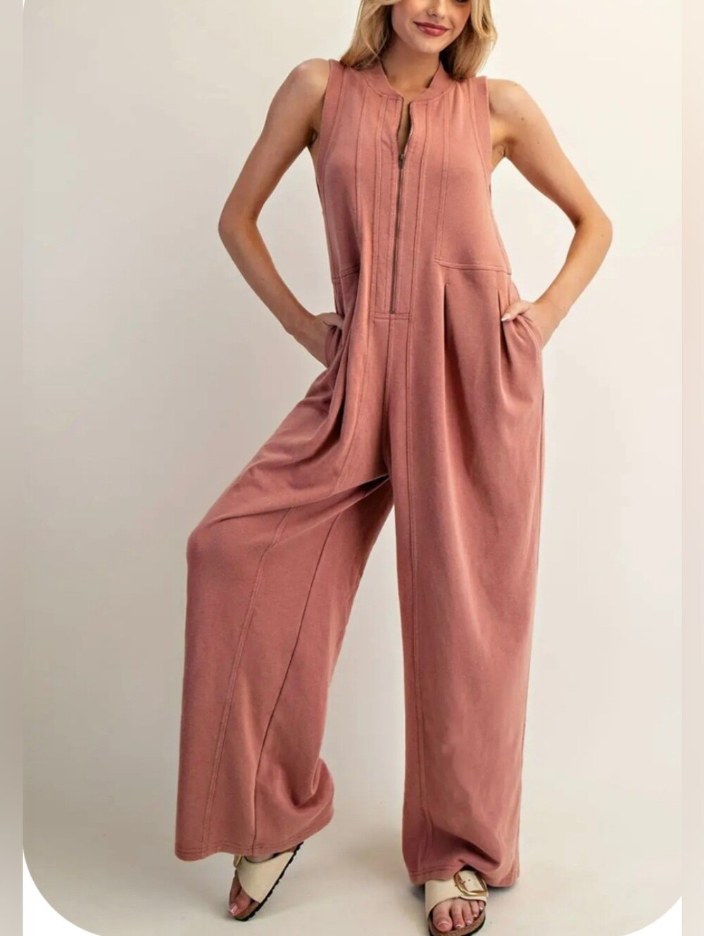 Boho Zipper Jumpsuit